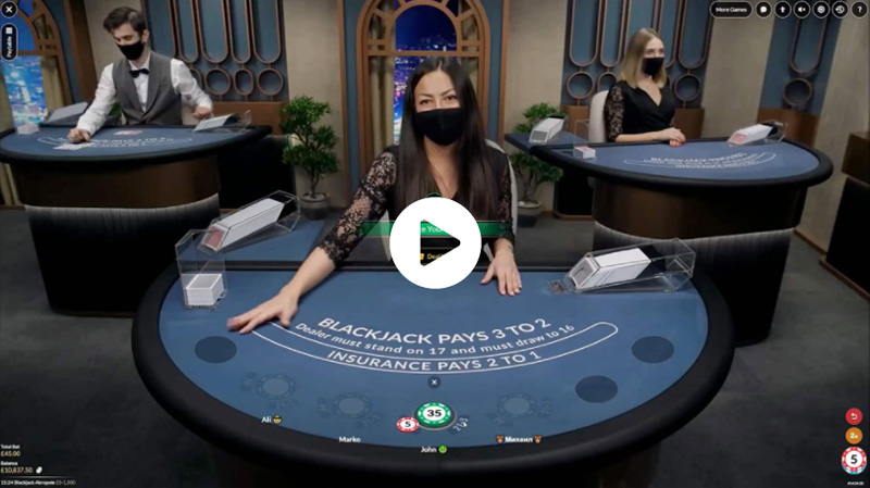 Blackjack-gameplay-at-On-Air-Entertainment